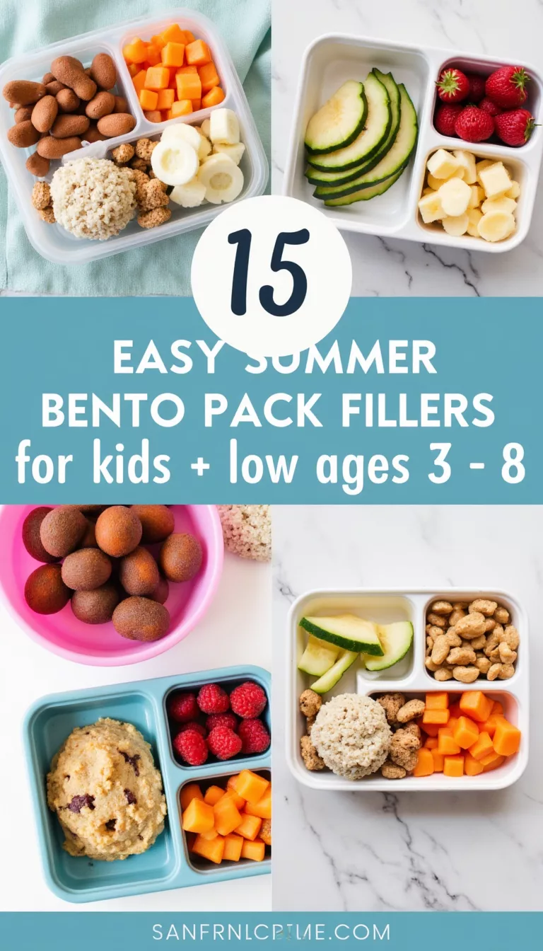 Easy Summer Bento Box and Snack Ideas for Kids